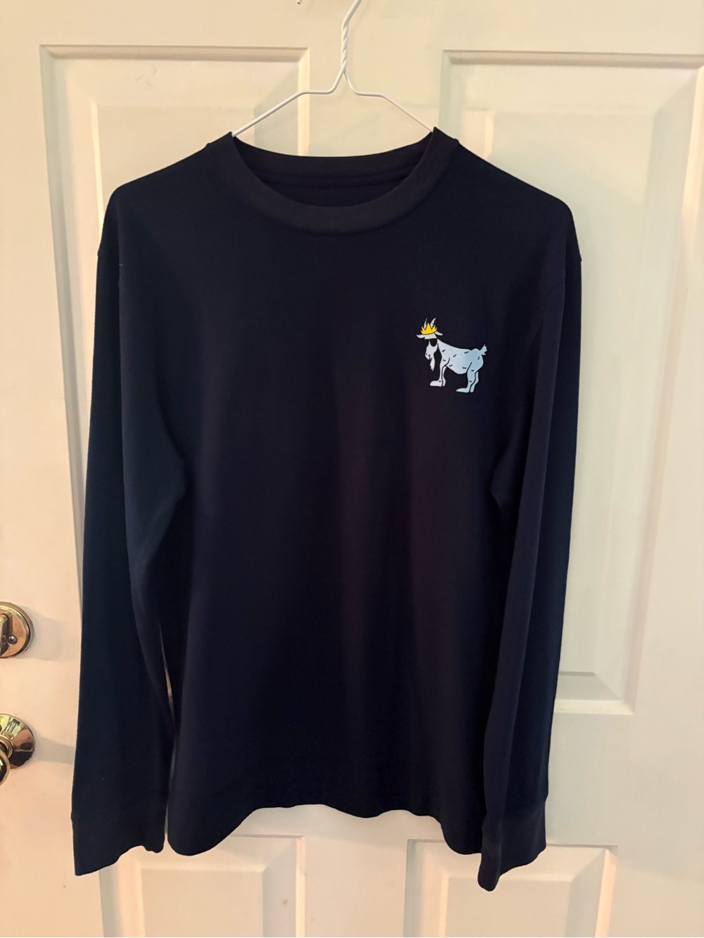 Goat USA navy long sleeve tee size S. Great shape!